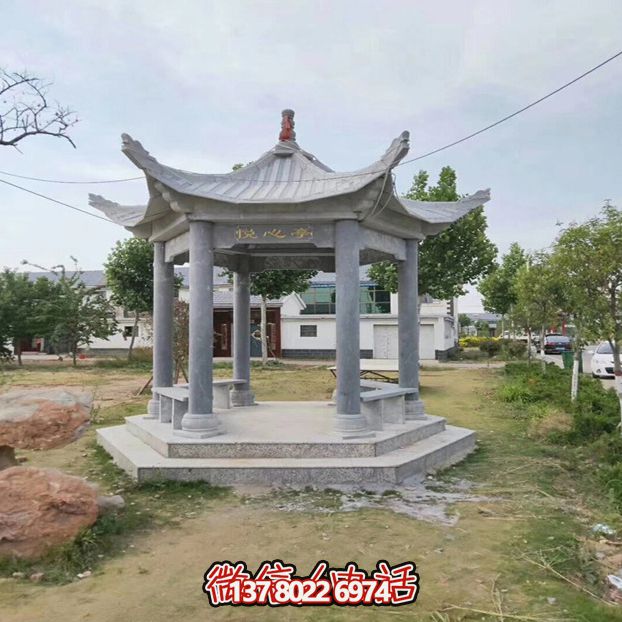 舒適涼亭休息座椅，最適合鄉(xiāng)村戶外休閑