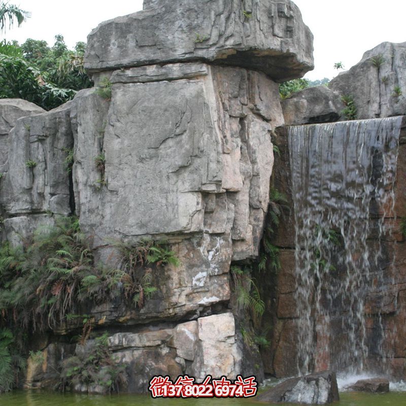 百花爭艷，景致美妙——游覽石假山景觀