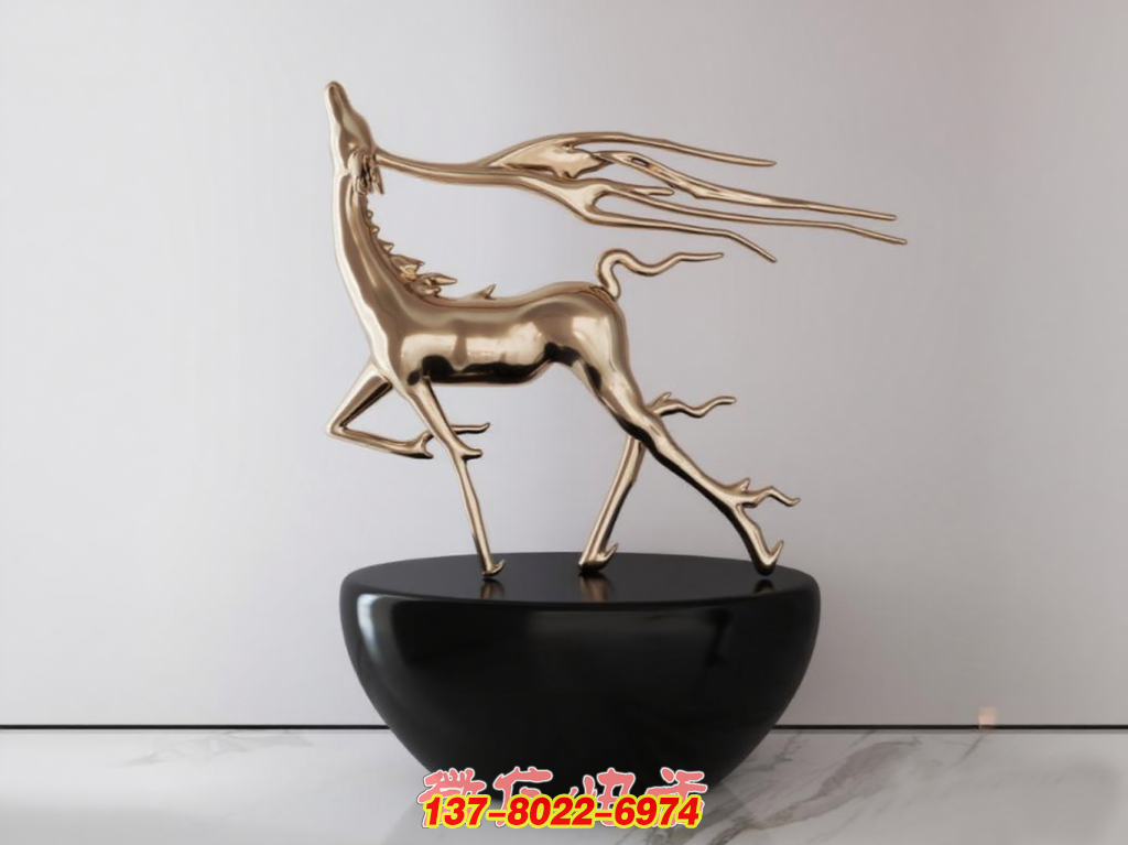 流光之鹿 —— 鏡面不銹鋼景觀藝術(shù)雕塑 流光之鹿 —— 鏡面不銹鋼景觀藝術(shù)雕塑